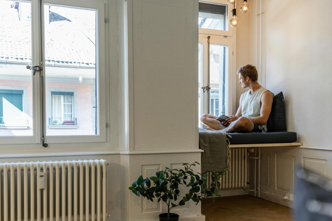 Historische Wohnung Im Herzen Der Thuner Altstadt エクステリア 写真